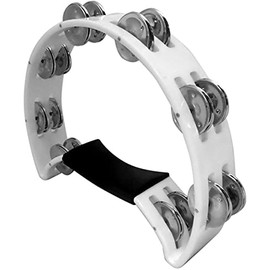 Performance Plus Headless Pro Church Quality White Rhythm Tambourine, 10" (HMT1W)