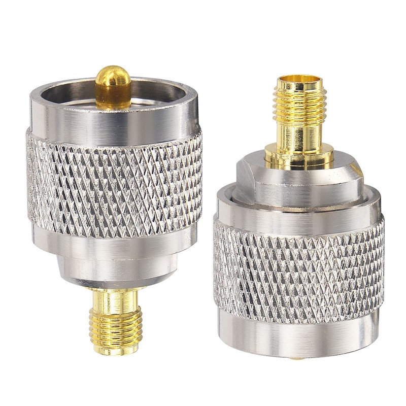 BOOBRIE 2pcs RF Coaxial Connector SMA Female to M Male