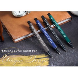 Bar Exam Gifts for Men Women, Gifts for Lawyer Attorney Student Grads, Ballpoint Pen Set of 4, Black Ink, Great for Birthday, Christmas, Thanksgiving Day