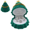 Miniature Nativity Metal Figures in Tree Gift Box Christmas Decoration