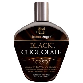 Brown Sugar 2 Bottles of Brown Sugar Black Chocolate Tanning lotion, 13.5 oz.
