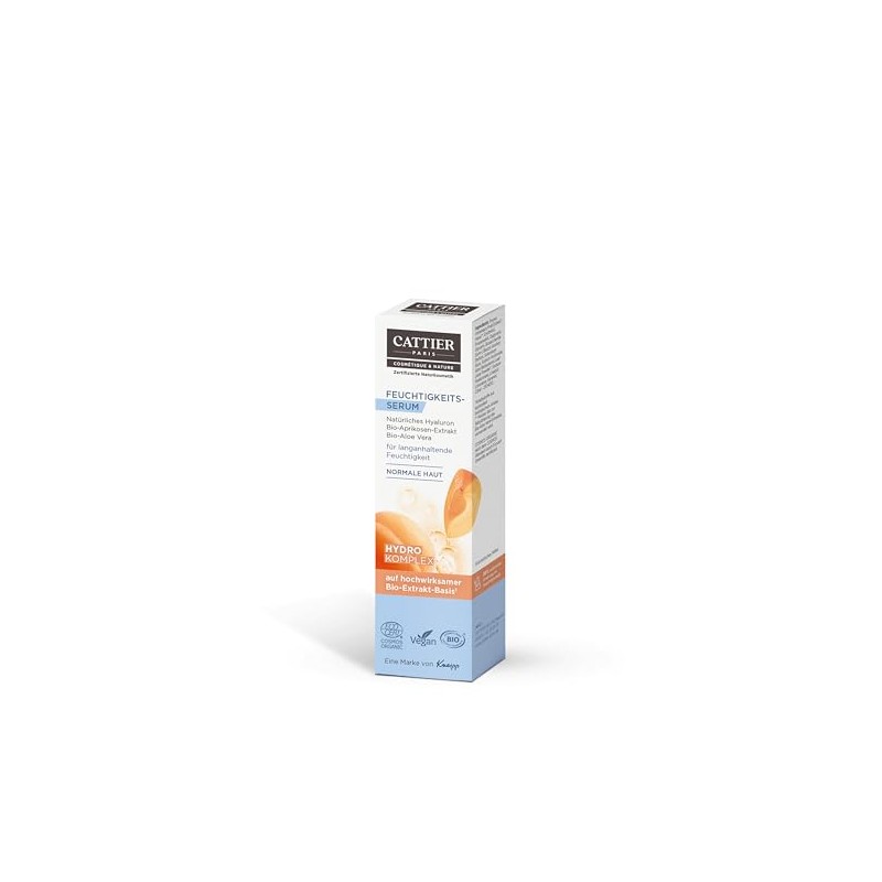 CATTIER Paris SOS Moisturising Serum - Certified Natural Cosmetics -