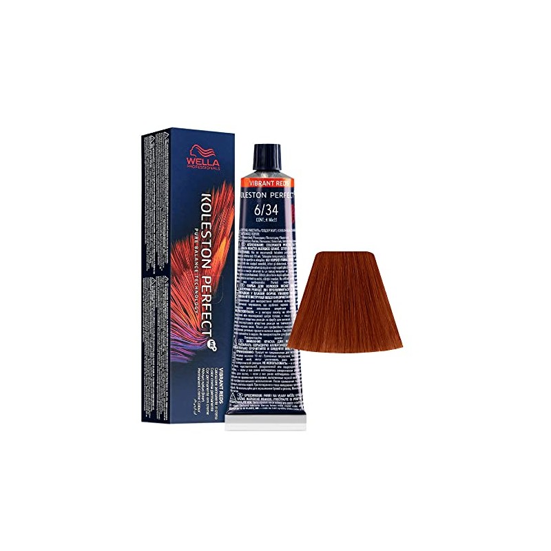 WELLA 6/34 Dark Blonde Gold Red Koleston Perfect Me+ Vibrant