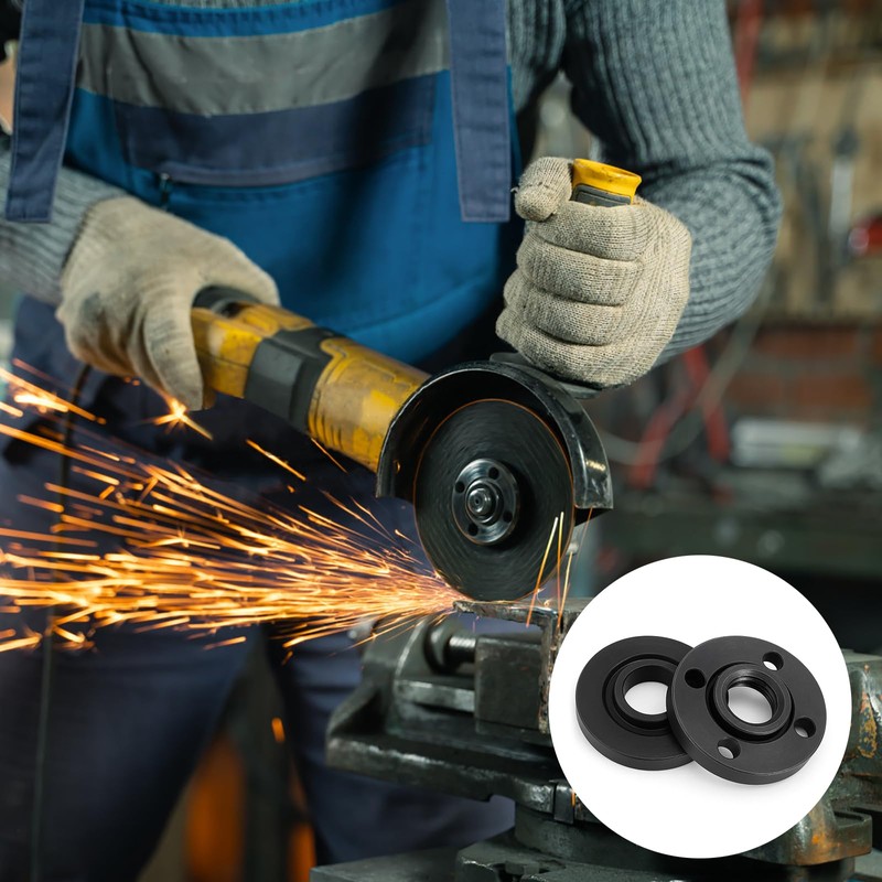 7 Pcs Angle Grinder Wrench Nuts Flange, 140mm Grinders Spanner