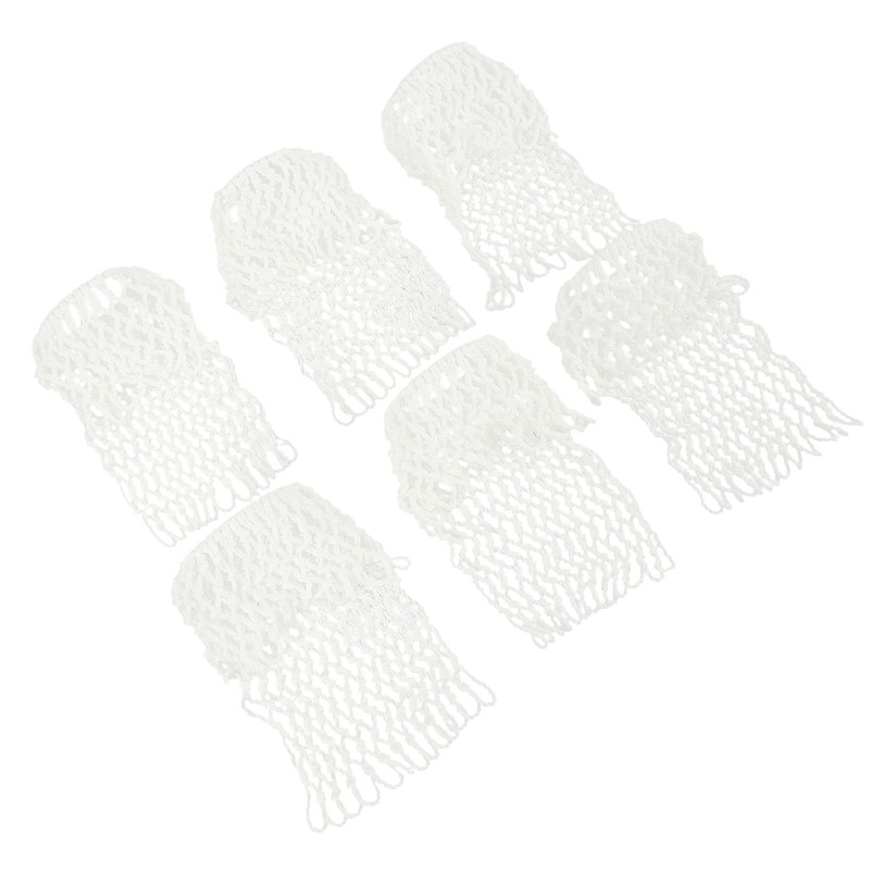 6PCS Billiards Table Net Pocket White Durable Cotton Billiard Pockets