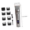 Healvian 1set Clippers for Men Professional Trimmer Led Display Low