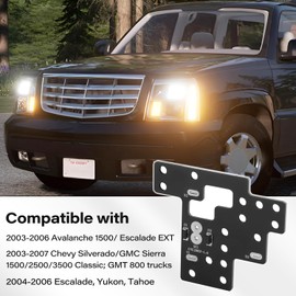 KZDAZ Lights Module 6 High Mod, Compatible with 2003-2007 Chevy Silverado/GMC Sierra 1500/2500/3500 Classic trucks, Fog lamp module for gm Fog Lights&Low Beams&High Beams Lamp on Simultaneously