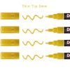 DIGIELE Chalk Pen Gold, 4 Pieces Gold Chalk Pens 3