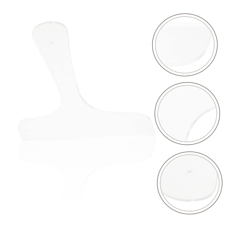 Operitacx Transparent Acrylic Cutting Board Handle Template Large Woodworking Guide
