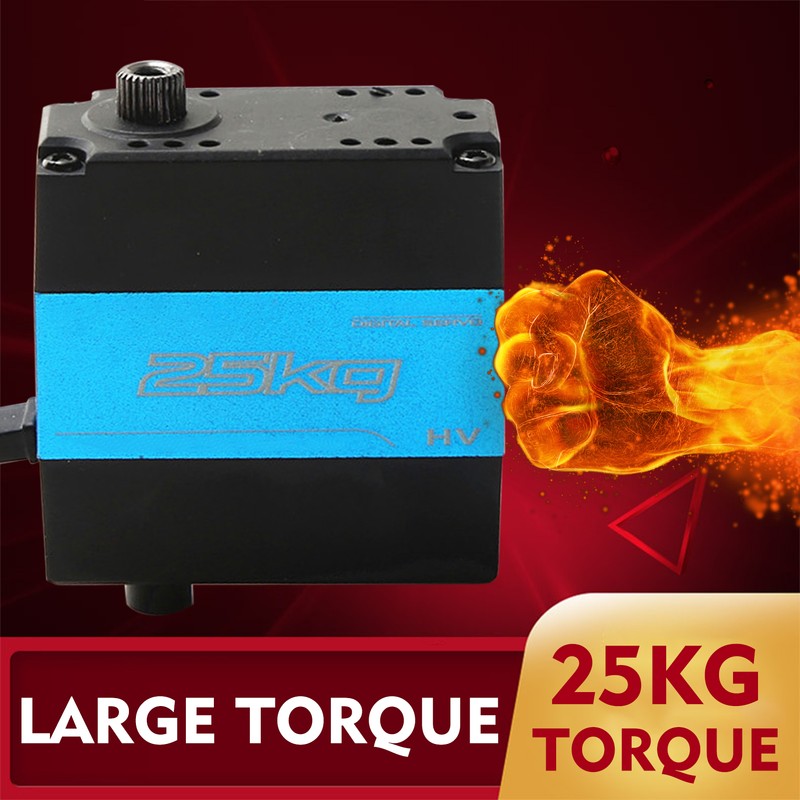 25KG Digital Servo High Torque 360° Metal Gear Servo for