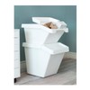 IKEA Sortera Recycling Bin with Lid White 702.558.99 Size 16