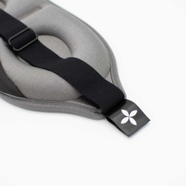 SHAPEVITAL 3D Deluxe Sleeping Mask for Men and Women, Side Sleeper Eye Mask with Deep Eye Sockets for Eyelashes, Blindfold 100% Dark for Sleeping, Comfortable Sleeping Mask for Travel, Grey