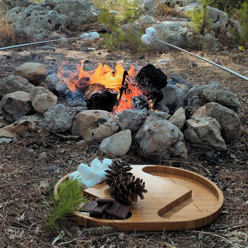 Smores Sticks For Fire Pit [Set Of 7] - Marshmallow