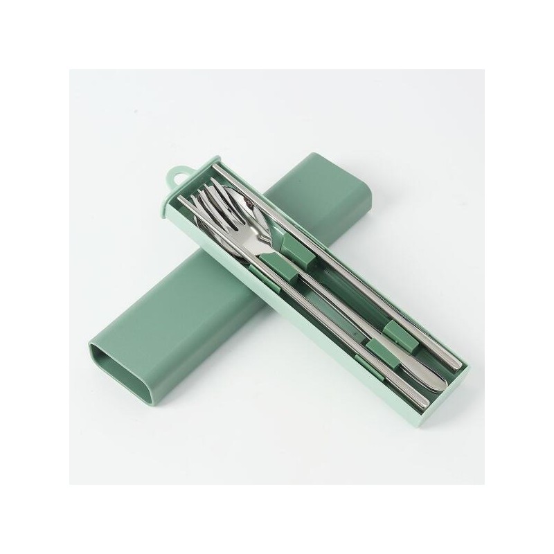 Artbox/Withmarket Cooking Home & Gourmet Portable Cutlery Set (Green +