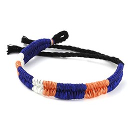 Dowling Brothers - Pulsera de algodón de cera mínima hecha a mano para festivales, Algodón