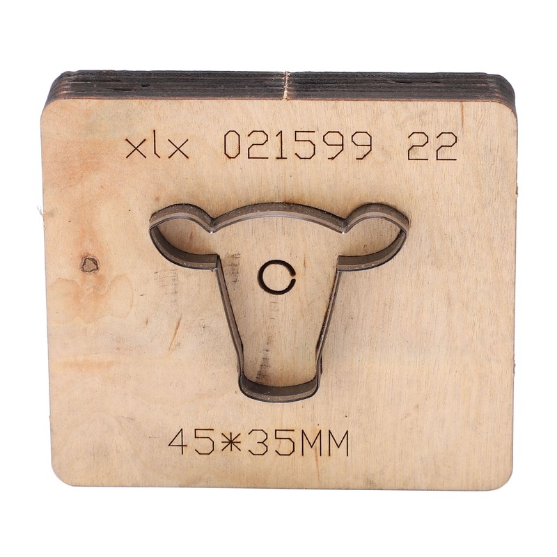 Leather Cutting Mold Bull Head Shape Small Deformation Alloy Steel