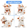 Hopearl Walking Cow Interactive Electronic Pet Plush Diary Cattle Toy