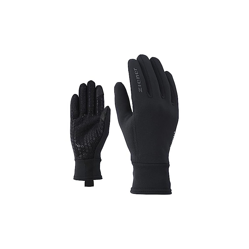 Ziener Herren IDIWOOL TOUCH Handschuhe, schwarz, 9