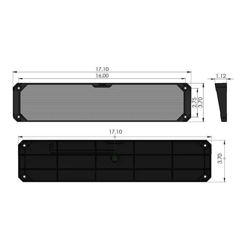 TecNiq Race Cargo Trailer Toy Hauler Surface Mount LED Scene