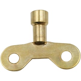 DPWOUM 1Pc Yellow Brass Radiator Bleed Key - Metal Radiator Bleeding Tool for Venting Air & Home Improvement