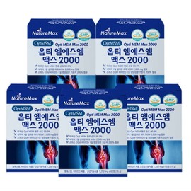 Nature Max 네이처맥스 엠에스엠 옵티 MSM 식이유황 5박스 먹는유황 MSM 가루 분말 / 네이처맥스 엠에스엠 옵티 MSM 식이유황 5박스 먹는유황 MSM 가루 분말