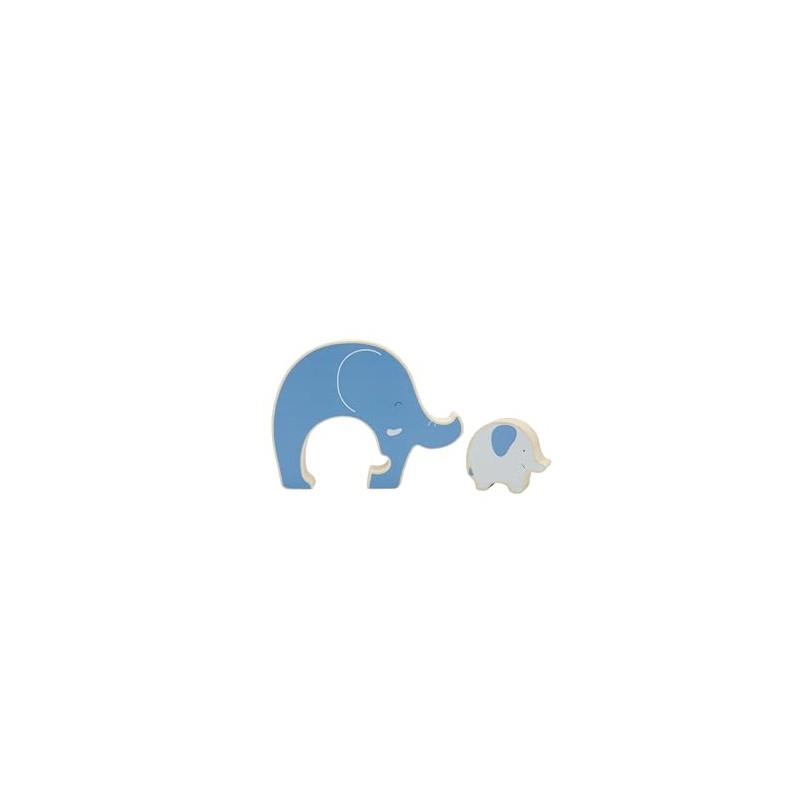 goki 57330 Wooden Elephant Puzzle - Educational Toy, Promotes Creativity,