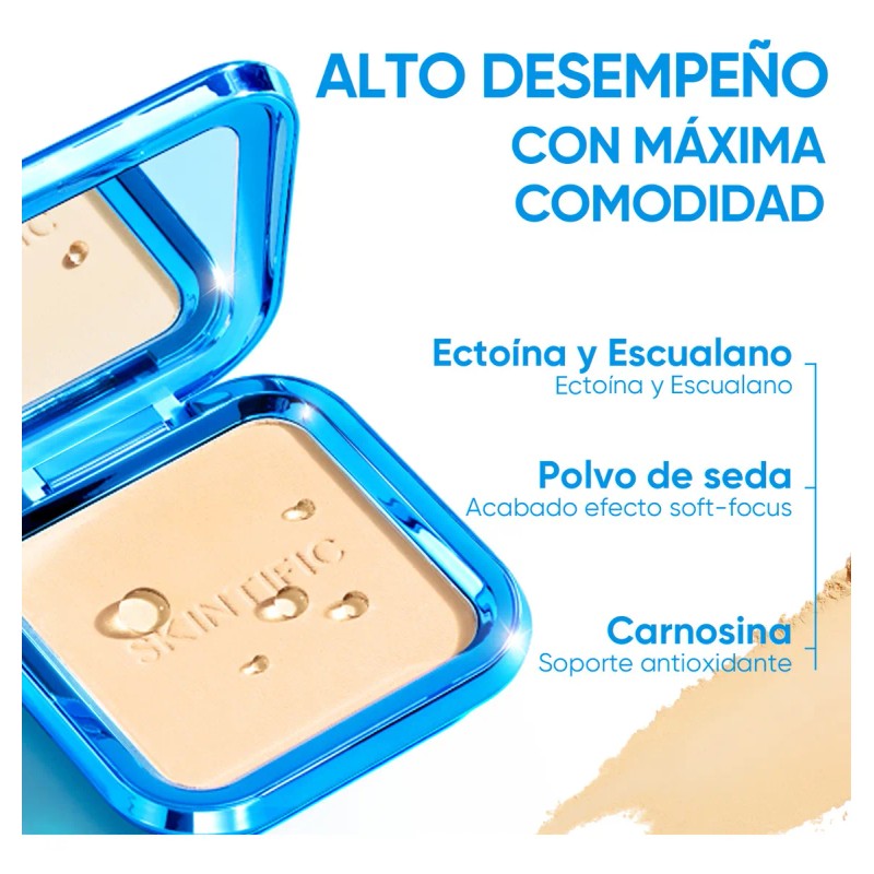 Skintific Base En Polvo Ultra Cover Mate Alta Cobertura