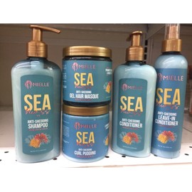 Mielle Organics Sea Moss Hair Care Shampoo Conditioner Anti Shedding 5 piece set