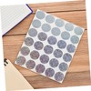 jojofuny 10 Sheets Scratch Off Stickers Easy to Apply Round
