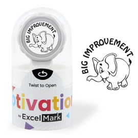 ExcelMark Funny Teacher Stamp – Choose from 5 Colors (Big Improvement)