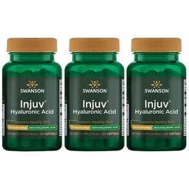 Swanson Injuv - Supports Natural Skin Moisture Retention - (90 Softgels, 140mg Each) 3 Pack