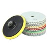 11pcs 4-inch Diamond Wet Polishing Pads Grinding Disc + 1pc