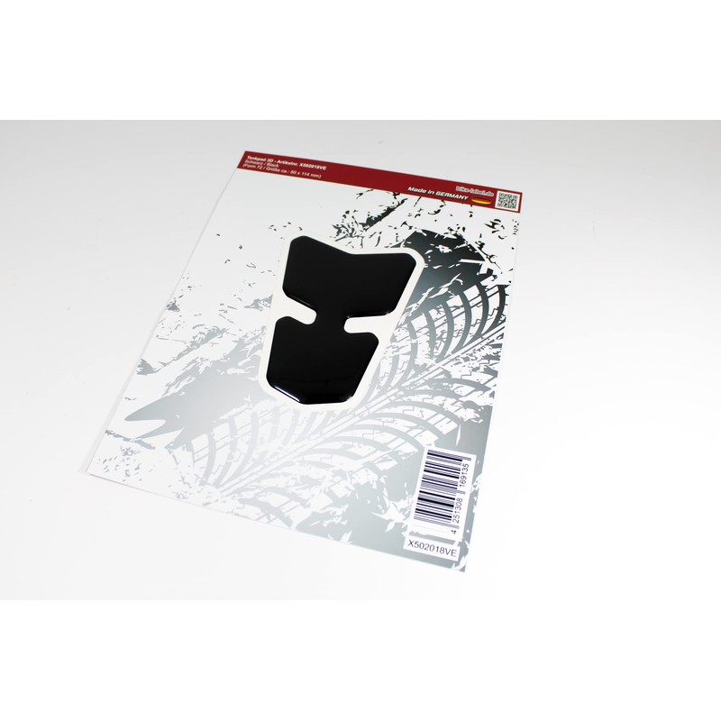 BIKE-label Tankpad Aufkleber Motorrad Lackschutz Schwarz X502018VE