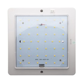 Riloer 12V 9W Interior LED Roof Light Ceiling Light Spot Light with Switch Button for Motorhome Truck Caravan Bus Boat