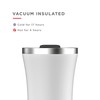 LEADWORKS ZOKU 3 in 1 Tumbler, White, 11.8 fl oz