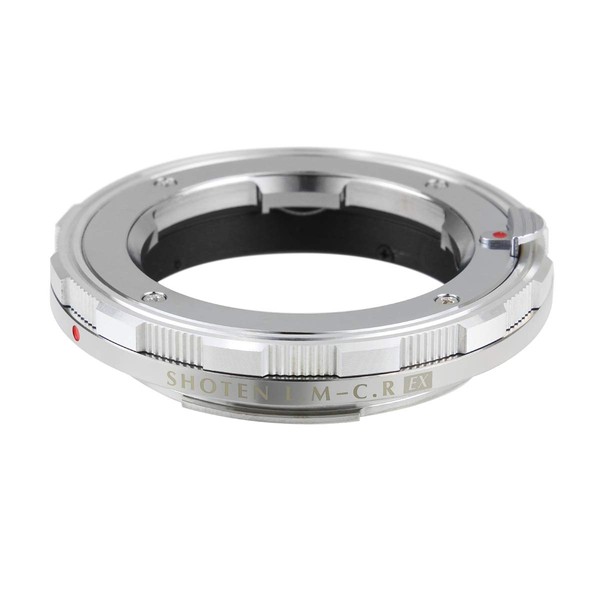 SHOTEN Mount Adapter LM-CR EX (Lica M Mount Lens to Canon RF Mount Conversion) (Silver)