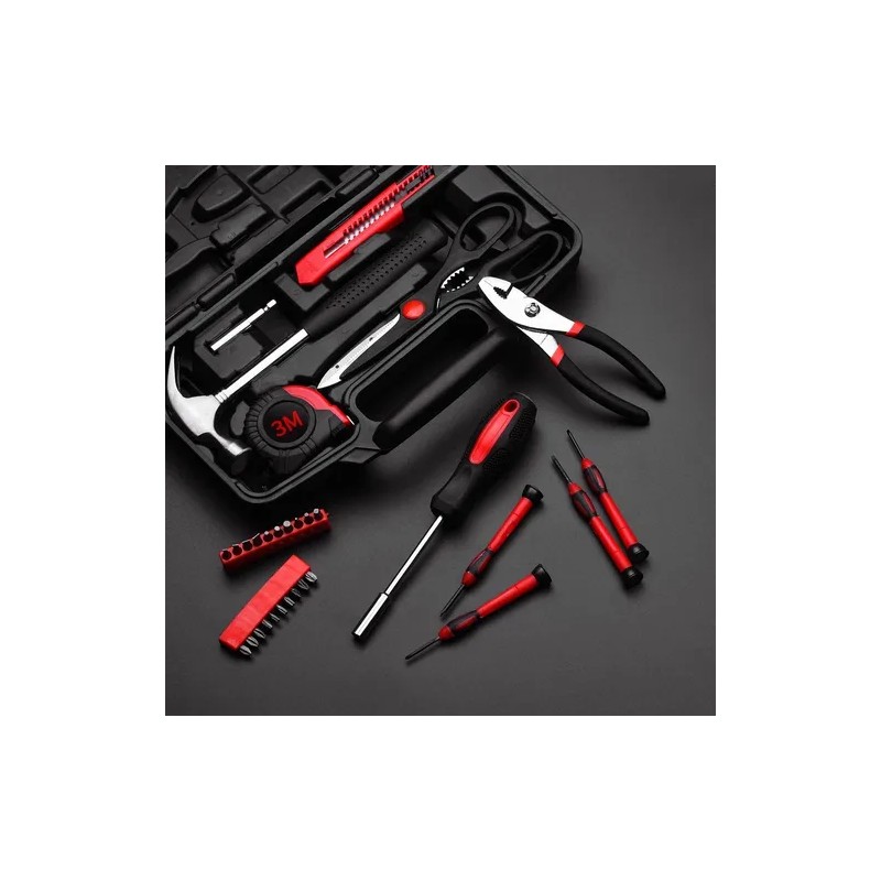 Kit Herramientas Manuales Juego Herramienta Mecánicas 39 Pcs