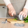 Realand 11pcs Stainless Steel Finger Guards for Cutting Food, Hand