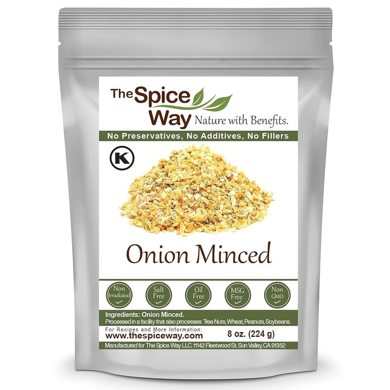 The Spice Way Minced Onion - 8 oz - bulk