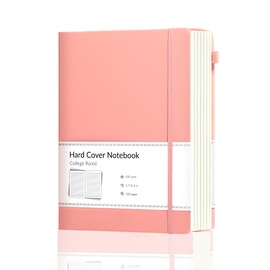 CAGIE A5 Notebook Lined Journal for Men Women, 320 Pages 100gsm Thick Paper, Hardback Notebook for Writing, Work, Diary & Notes Work, Note Taking, Travel, School, Blue, 5.7x8.3 Inch