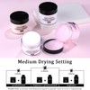 Acrylic Nail Kit with Drill: 20g Clear White Pink Acrylic