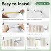 IFELS 2 Pack Heavy Duty Curtain Rods for Windows 28