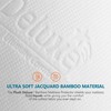PlushDeluxe Premium Bamboo Mattress Protector – Twin Size, Waterproof, &