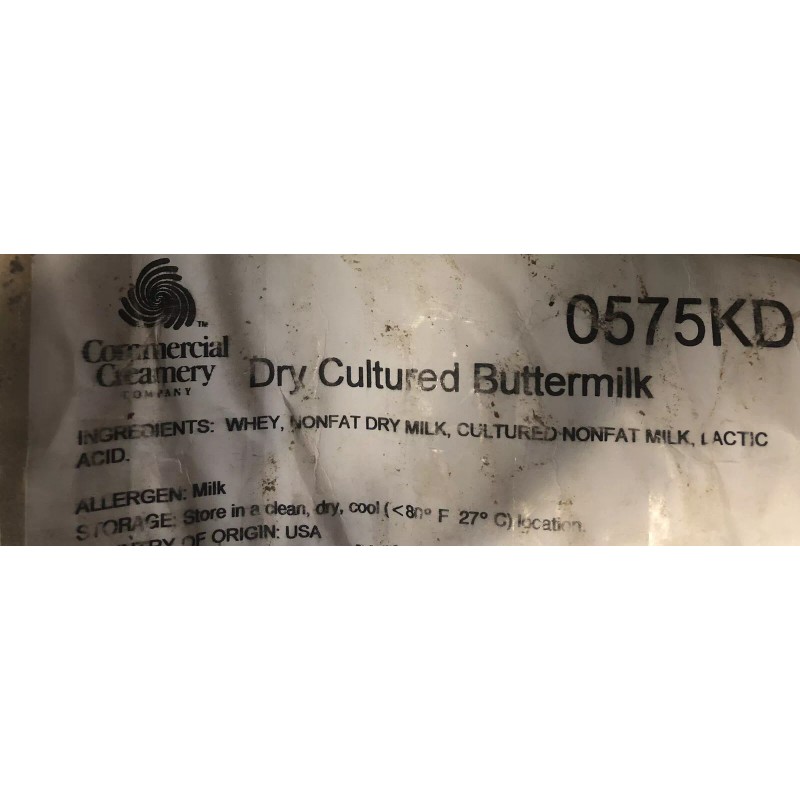 Commercial Creamery Dry Cultured Buttermilk 5lbs