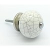 G Decor Crackle Ceramic Door Knobs Cupboard Pull Door Handles