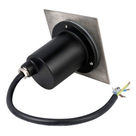 LED Recessed Floor Light Floor Light Recessed Light Floor Spotlight Driveable 2000 kg Load Capacity Stainless Steel IP67 230 Volt with GU10 Socket