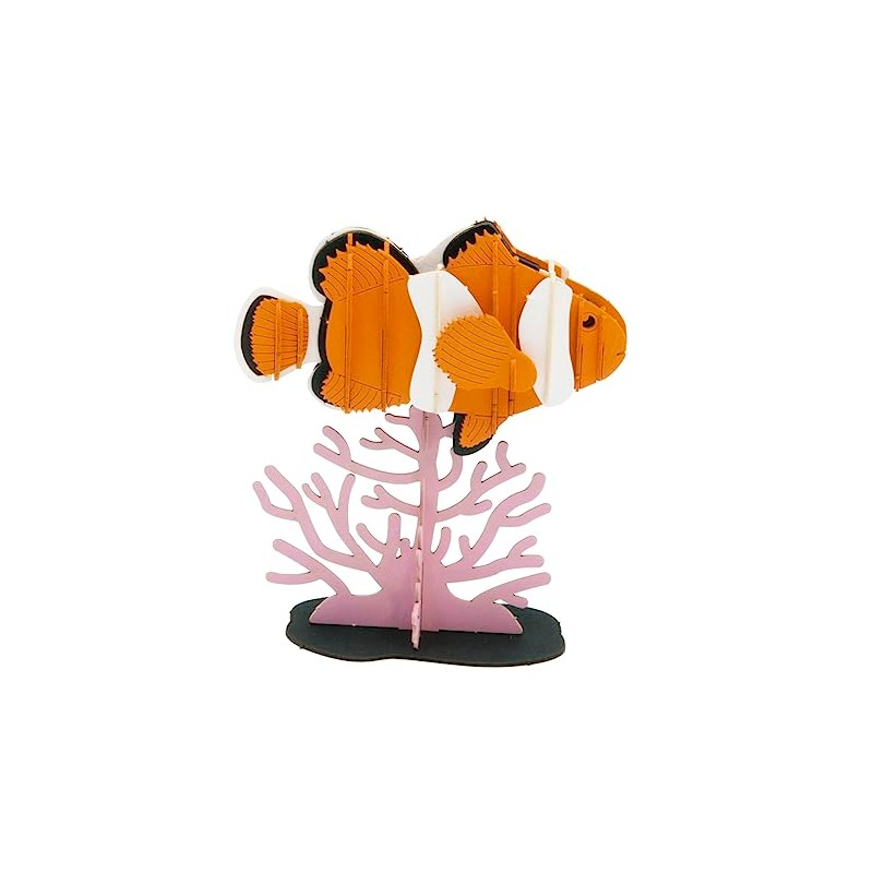Fridolin 3D Paper Model - Clown Fish