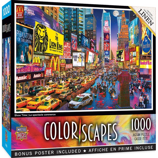Masterpieces 1000 Piece Jigsaw Puzzle For Adults, Family, Or Kids - Show Time - 19.25"x26.75"