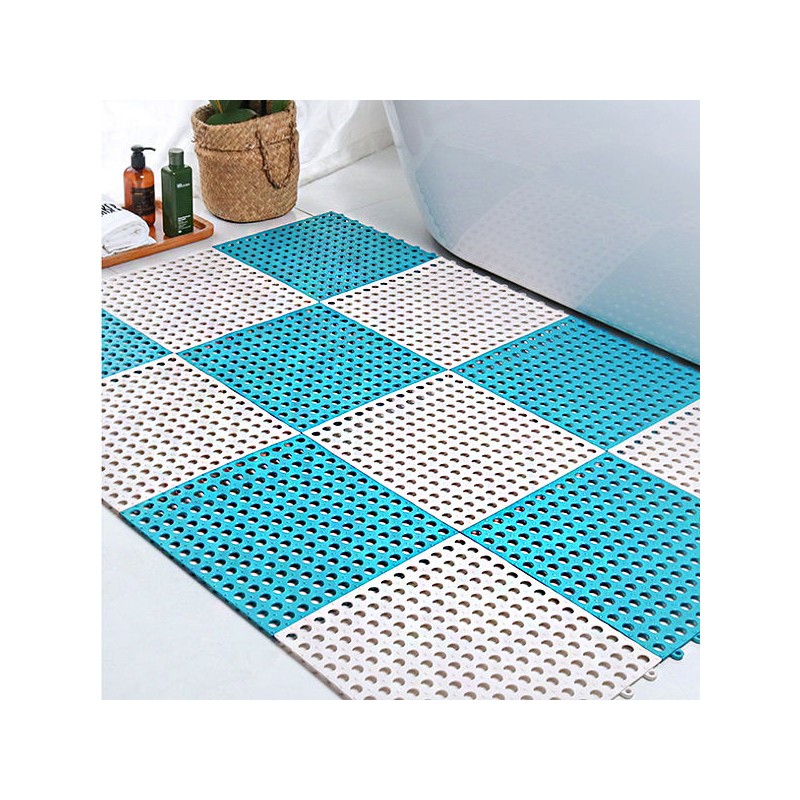 Non-Slip PVC Interlocking Floor Mat for Bathroom Shower Pool Hotel