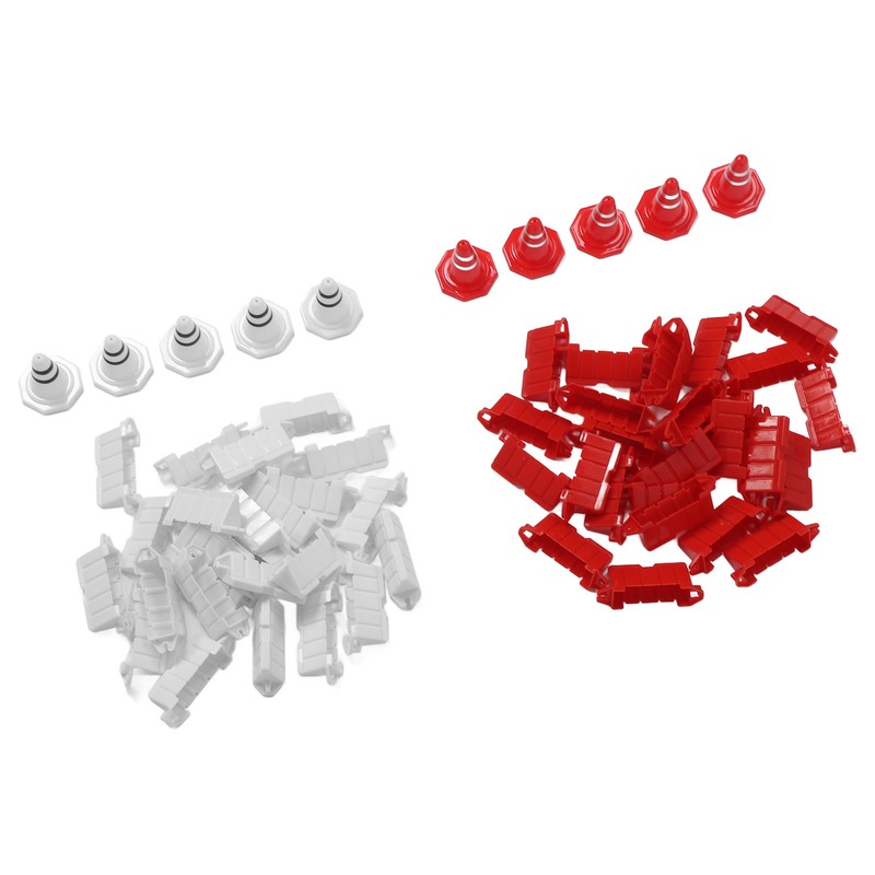 50pcs RC Car Racing Road Barrier Plastic Portable 10pcs RC